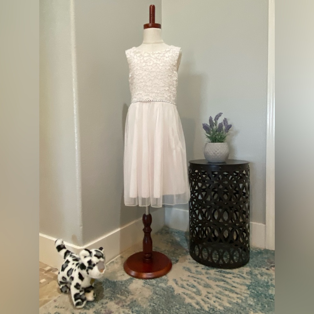 A beautiful Rare Edition (Macys)  6X dress lined with a soft lining.